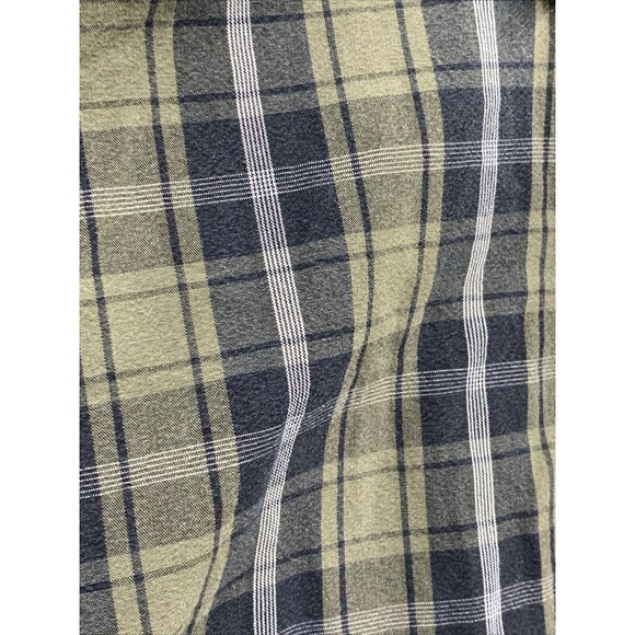 Carhartt  Button Down Shirt Men's Size Large Plaid Green Relaxed Fit Long Sleeve - Picture 10 of 16